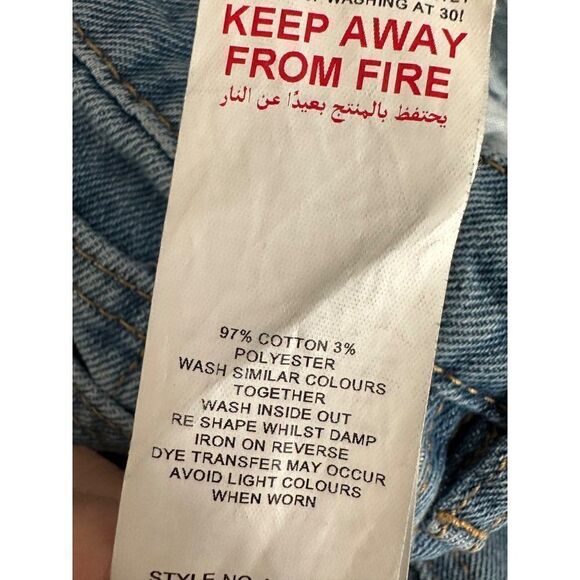 Missguided Hi Waisted Mom Jeans Womens 2T Tall High Rise Tapered Leg - Picture 10 of 10